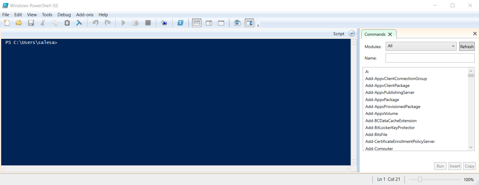 PowerShell ISE